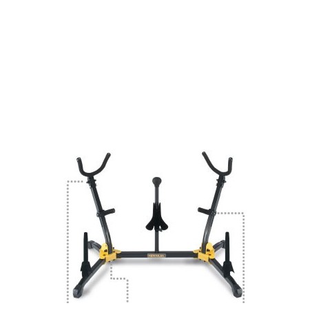 SOPORTE HERCULES DS538B 2 SAXOS + COMPLEMENTO FL/CLTE