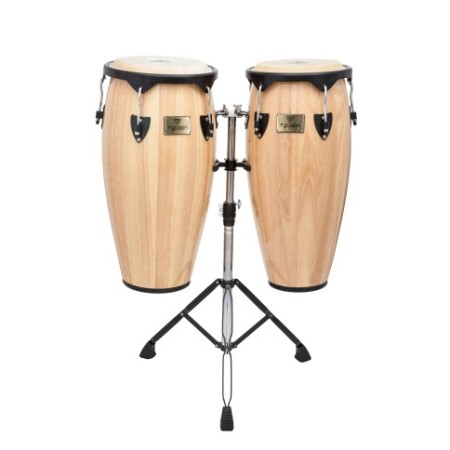 CONGA TYCOON SUPREMO.11"-12" NATURAL.PAR. SOPORTE DOBLE